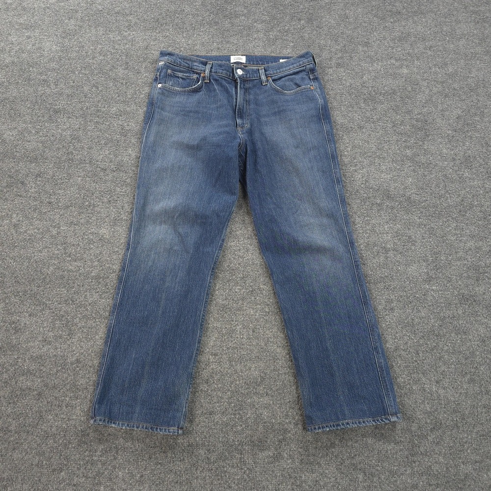 Citizens Of Humanity Jeans Womens 31 Blue Daphne‎ High Rise Straight Stretch